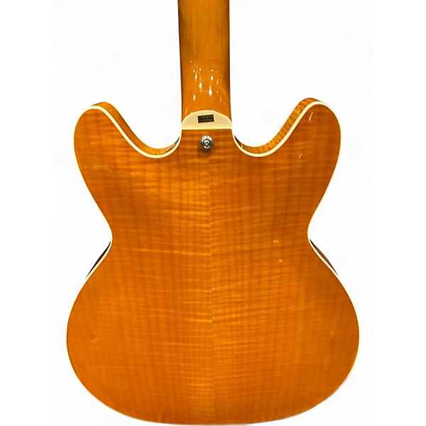 Used Hagstrom super viking Natural Hollow Body Electric Guitar