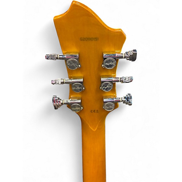 Used Hagstrom super viking Natural Hollow Body Electric Guitar