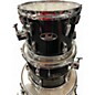 Used Pearl 4 Piece ROADSHOW Black Drum Kit
