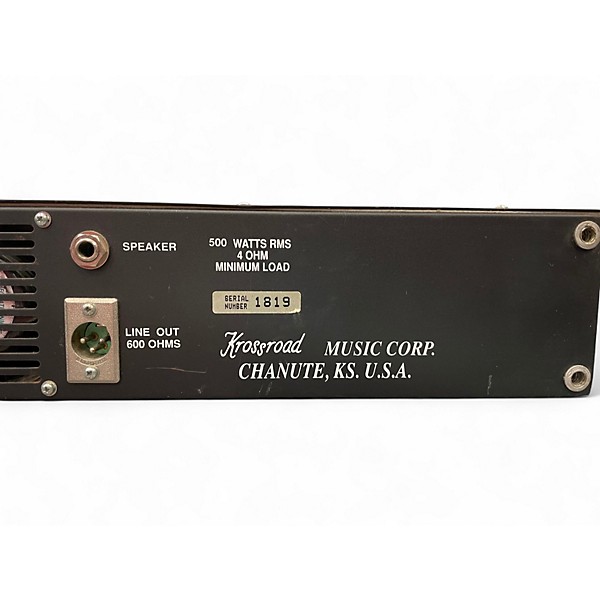 Used Krossroad 500 Bass Power Amp