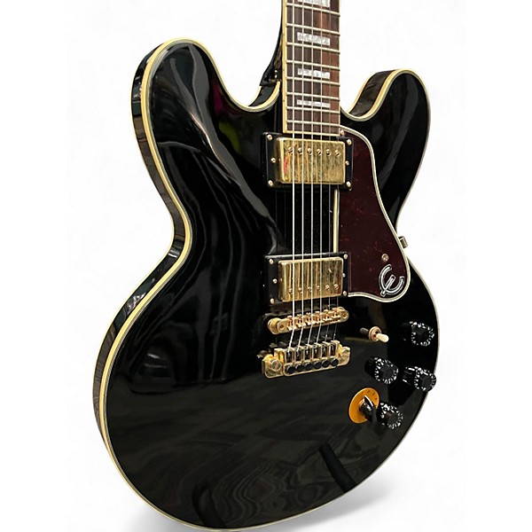 Used Epiphone BB King Lucille Ebony Hollow Body Electric Guitar
