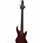 Used DeArmond Pilot V red Electric Bass Guitar