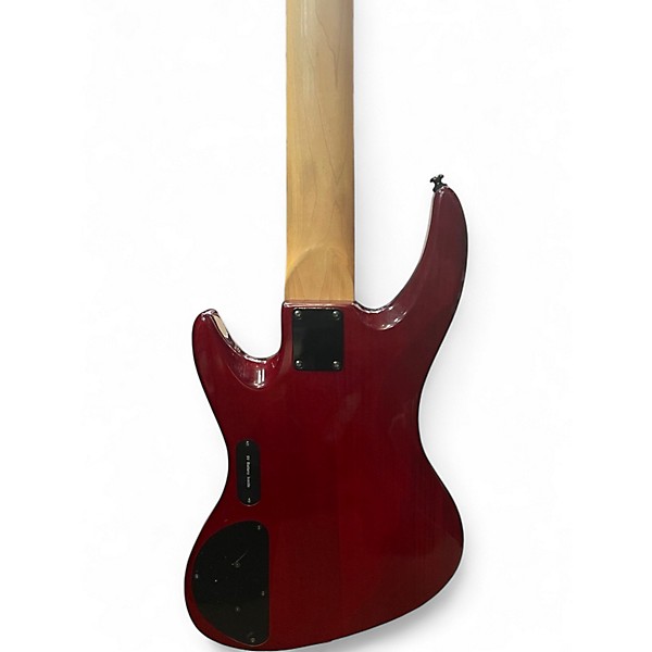 Used DeArmond Pilot V red Electric Bass Guitar