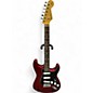 Used Parts Guitar Partscaster Candy Apple Red Solid Body Electric Guitar thumbnail