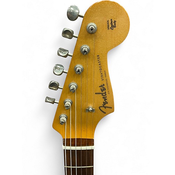 Used Parts Guitar Partscaster Candy Apple Red Solid Body Electric Guitar