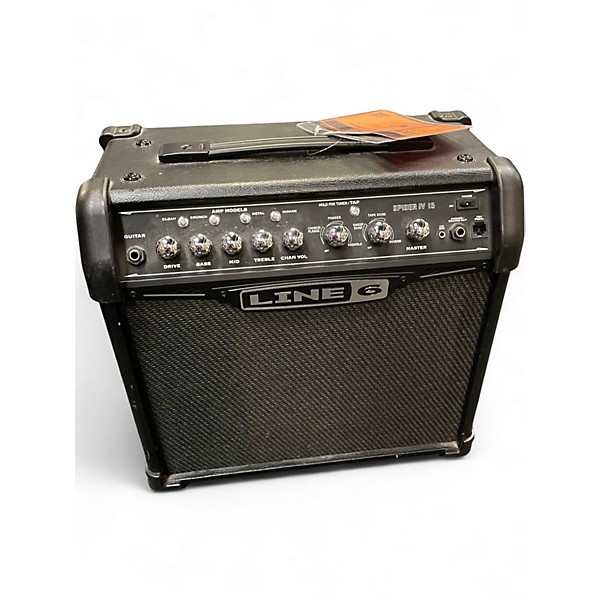 Used Line 6 Spider IV 15W 1X8 Guitar Combo Amp