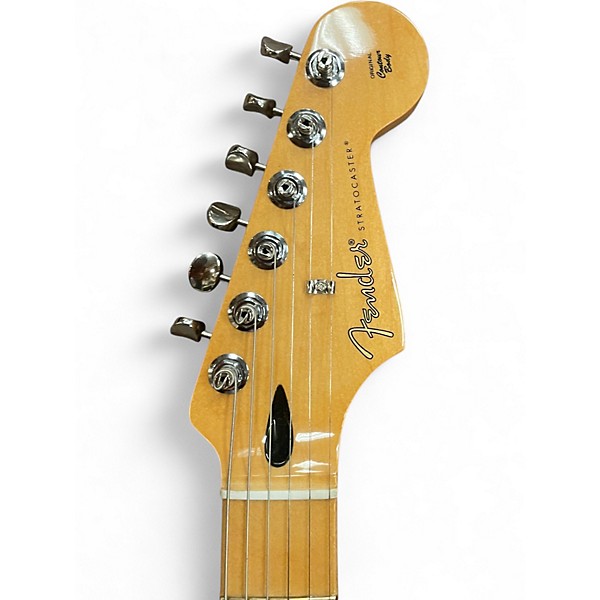 Used Fender PLAYER 2 STRATOCASTER HILEAH YELLOW Hollow Body Electric Guitar