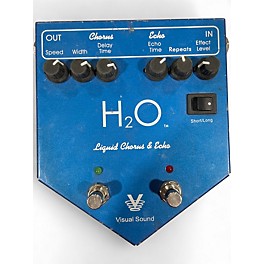 Used Visual Sound H2O Liquid Chorus Echo Effect Processor