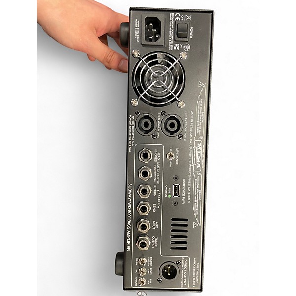 Used MESA/Boogie SUBWAY WD-800 Tube Bass Amp Head