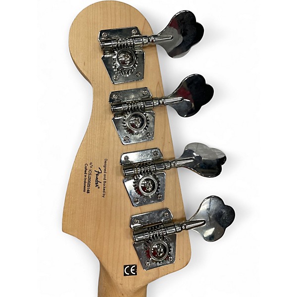 Used Squier Affinity Precision Bass Black Electric Bass Guitar