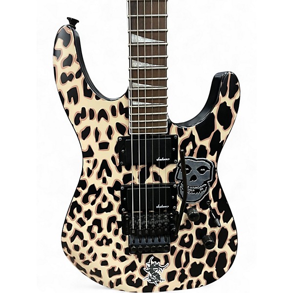 Used Jackson  X Series SLX DX  LEOPARD PRINT  Solid Body Electric Guitar