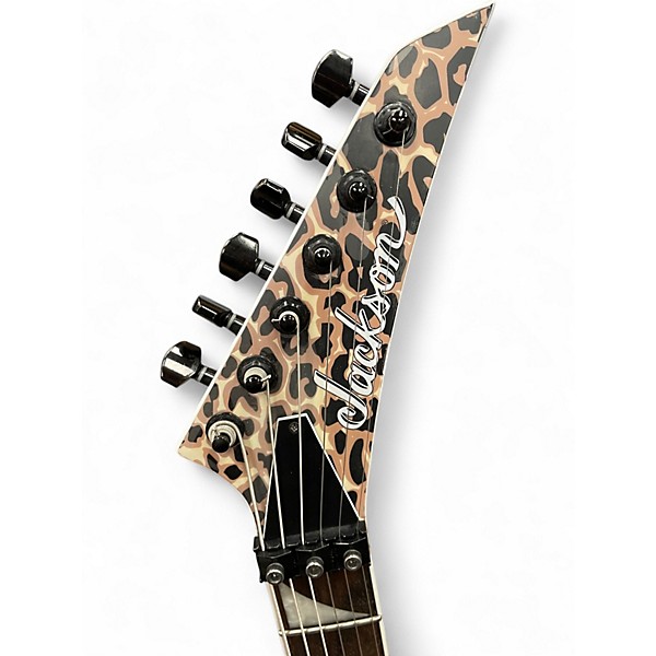 Used Jackson  X Series SLX DX  LEOPARD PRINT  Solid Body Electric Guitar