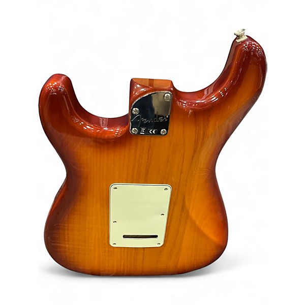 Used Fender Deluxe Stratocaster HSS Tobacco Sunburst Solid Body Electric Guitar