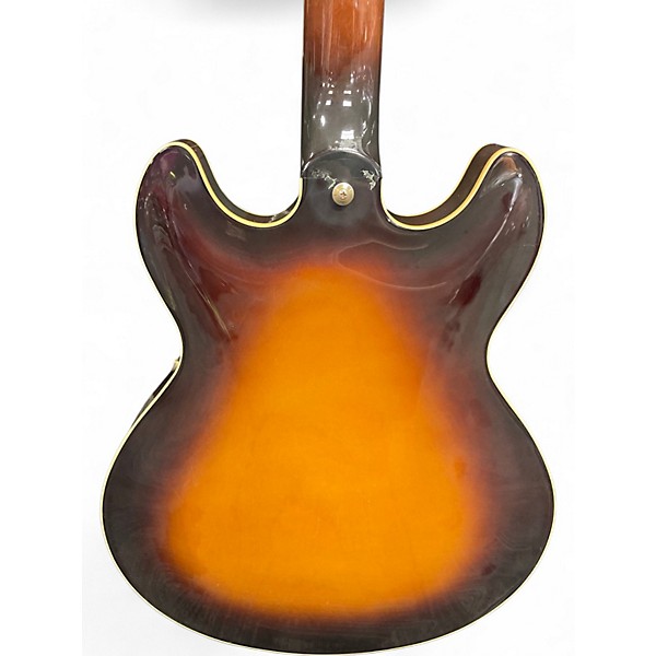 Vintage 1981 Yamaha SA2000 3 Color Sunburst Hollow Body Electric Guitar