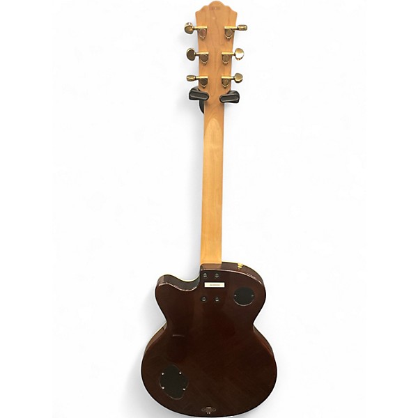 Used Yamaha AEX520 Amber Hollow Body Electric Guitar