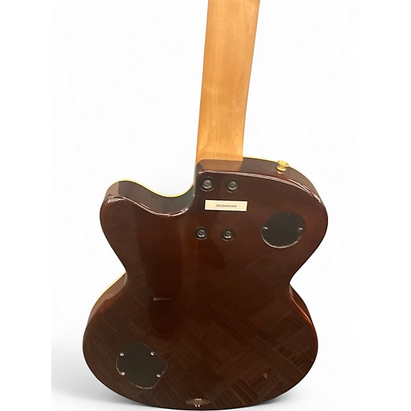 Used Yamaha AEX520 Amber Hollow Body Electric Guitar