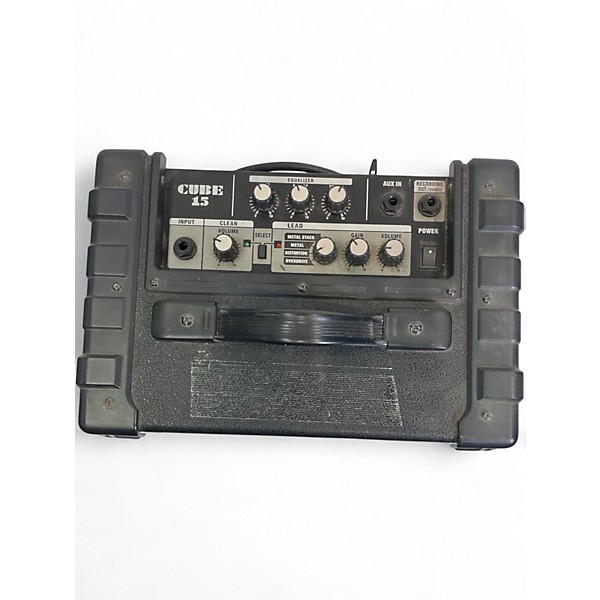 Used Roland Cube 15X 1X8 15W Guitar Combo Amp