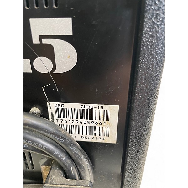 Used Roland Cube 15X 1X8 15W Guitar Combo Amp