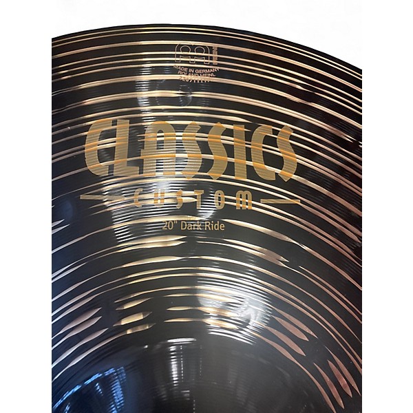 Used MEINL 20in Classic Custom Dark Ride Cymbal