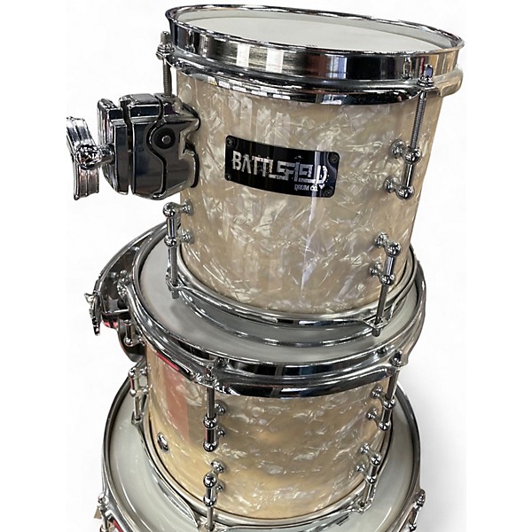Used Battlefield Drums 7 Piece 7 PIECE 6 PLY MAPLE Natural Drum Kit