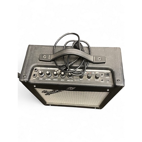 Used Fender Mustang Black Solid Body Electric Guitar