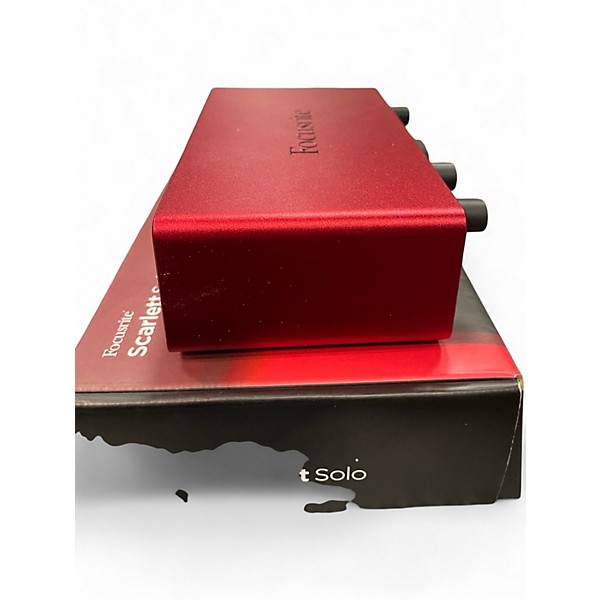 Used Focusrite Scarlett Solo Gen 4 Audio Interface