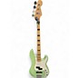 Used Fender GC FSR Deluxe Precision Bass Special Sea Foam Green Metallic Electric Bass Guitar