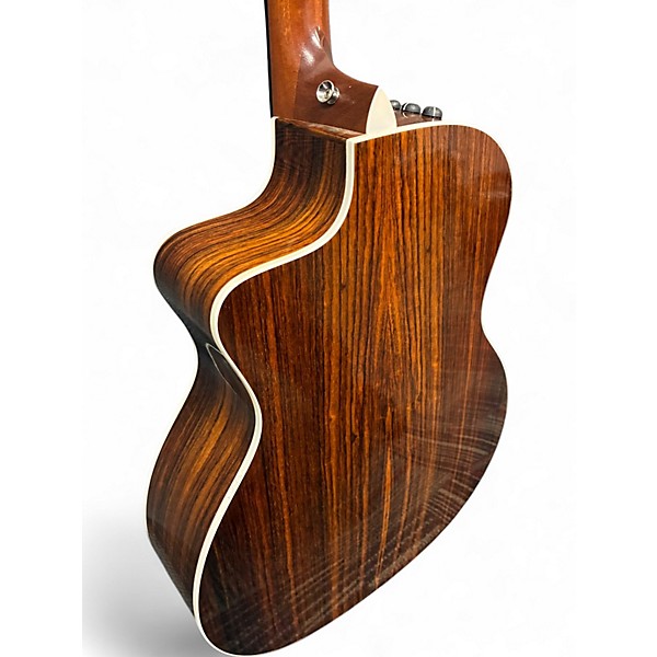 Used Taylor 214CE Deluxe Natural Acoustic Electric Guitar