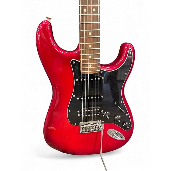 Used Fender Special Edition Stratocaster HSS Cherry Burst Solid Body Electric Guitar