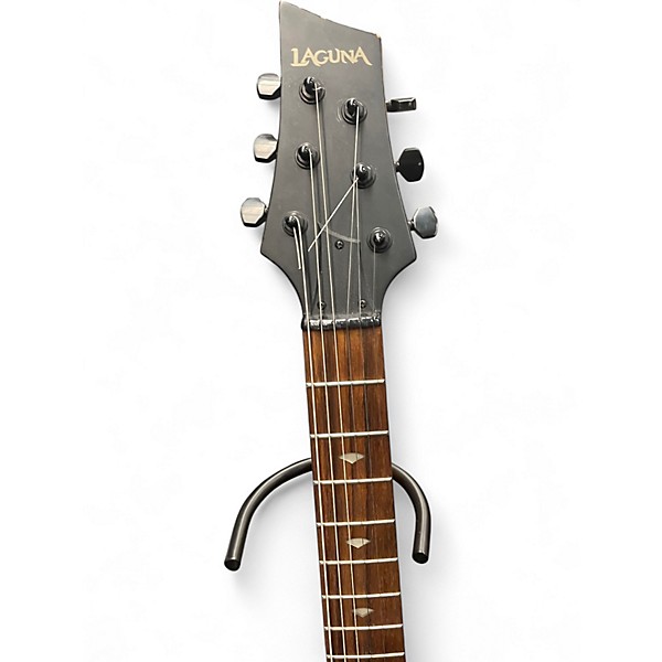 Used Laguna LE50 Short Scale Black Electric Guitar