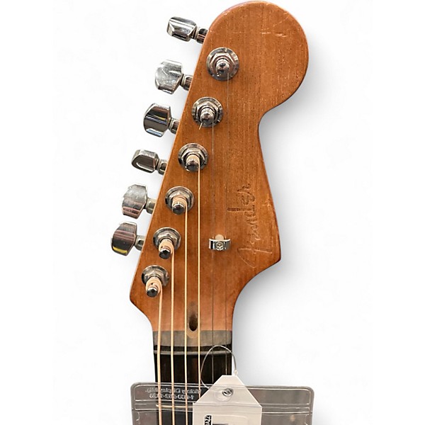 Used Fender American Acoustasonic Jazzmaster Tungsten Acoustic Electric Guitar