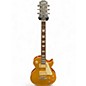 Used Epiphone Les Paul Traditional Pro IV SATIN GOLD Solid Body Electric Guitar thumbnail