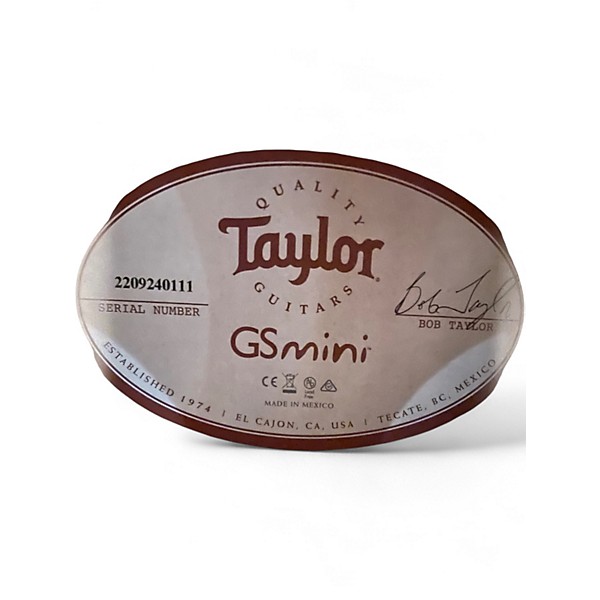 Used Taylor GS Mini Mahogany Natural Acoustic Guitar