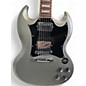 Used 2022 Gibson SG Standard Metallic Silver Solid Body Electric Guitar