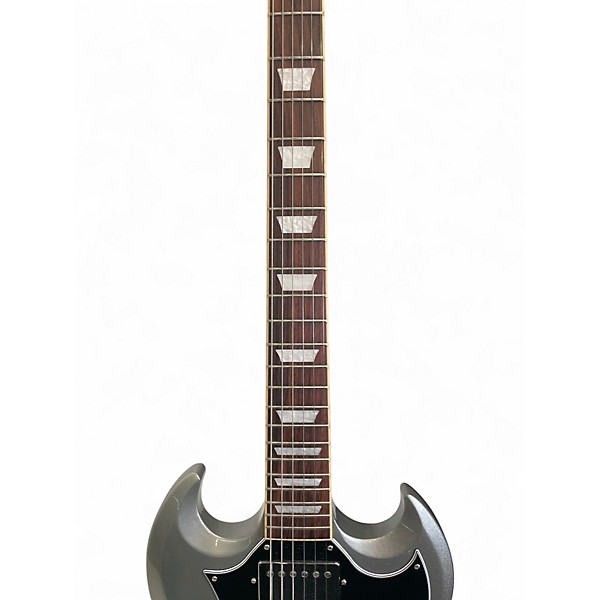 Used 2022 Gibson SG Standard Metallic Silver Solid Body Electric Guitar