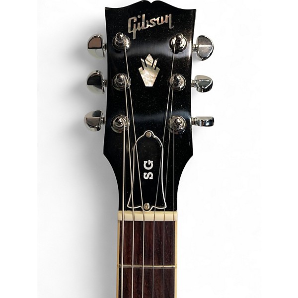 Used 2022 Gibson SG Standard Metallic Silver Solid Body Electric Guitar