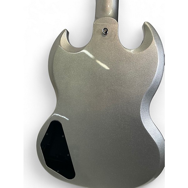 Used 2022 Gibson SG Standard Metallic Silver Solid Body Electric Guitar