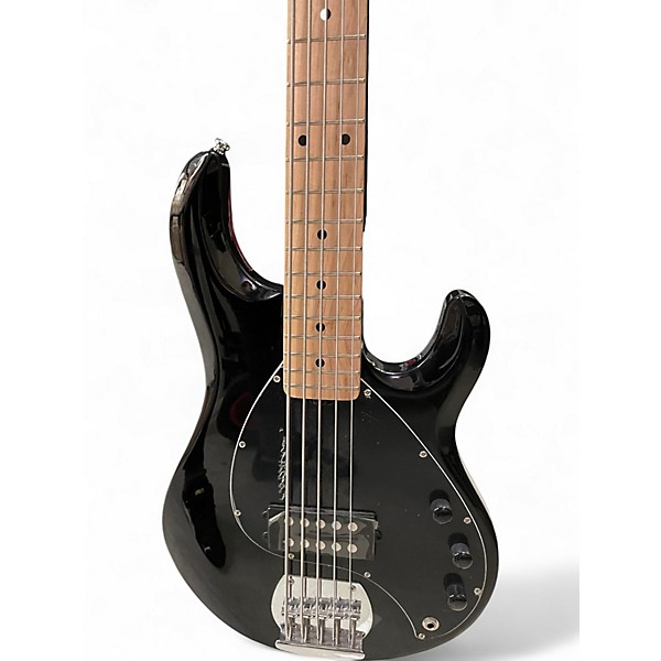 Used Sterling by Music Man Sub Series Stingray5 Black Electric Bass Guitar