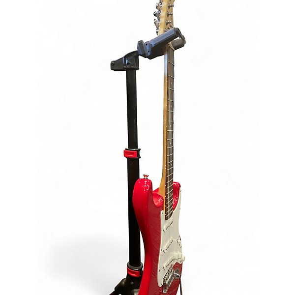 Used Squier Standard Stratocaster Candy Apple Red Solid Body Electric Guitar