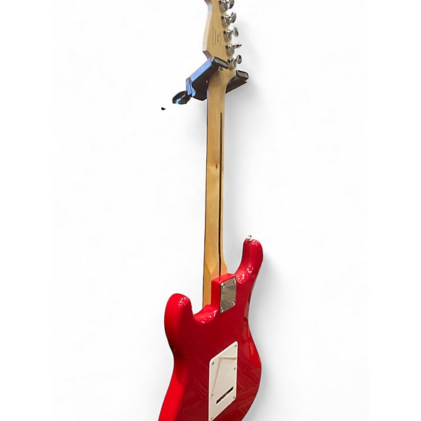 Used Squier Standard Stratocaster Candy Apple Red Solid Body Electric Guitar