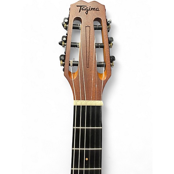 Used Tagima vegas gran reserva Mahogany Classical Acoustic Electric Guitar