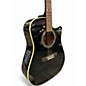 Used Takamine EG531C Black Acoustic Electric Guitar