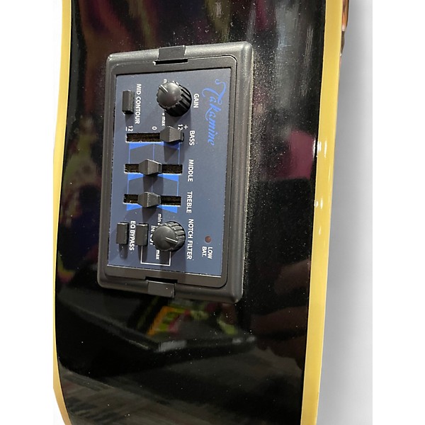 Used Takamine EG531C Black Acoustic Electric Guitar