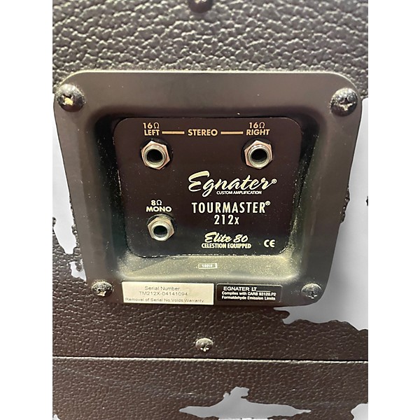 Used Egnater Tourmaster 212X 2x12 Guitar Cabinet