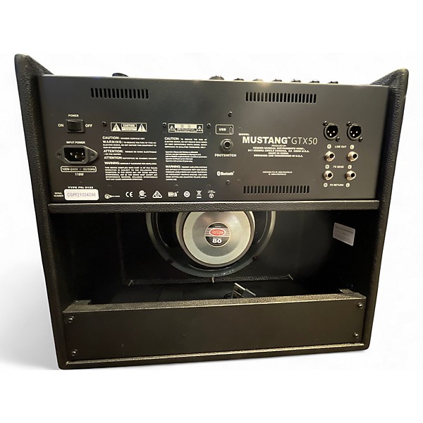 Used Fender GTX50 Mustang 1X12 Guitar Combo Amp