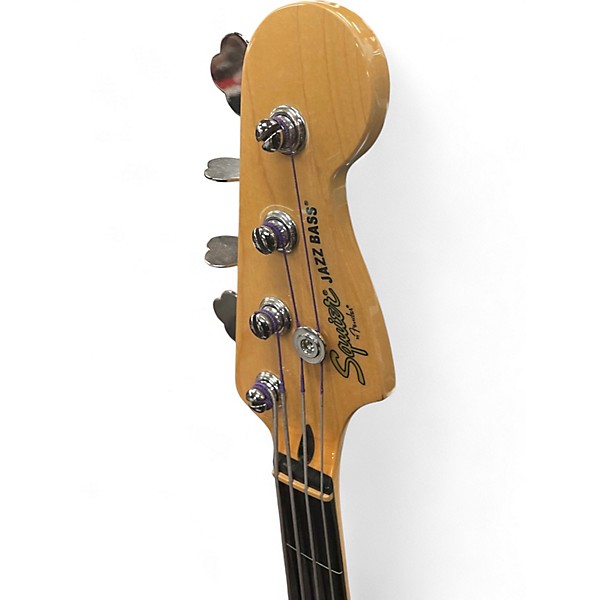 Used Squier Vintage Modified Fretless Jazz Bass 3 Color Sunburst Electric Bass Guitar