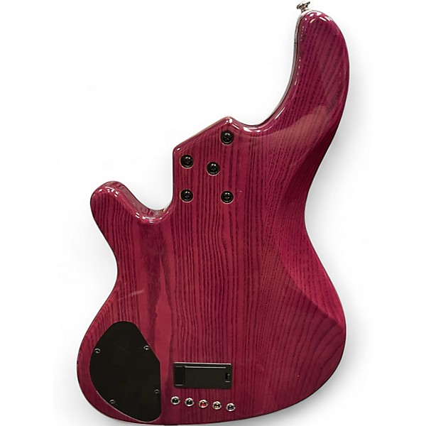 Used Lakland Skyline 55-OS Magenta Electric Bass Guitar