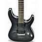Used Schecter Guitar Research C1 Platinum Translucent Black Solid Body Electric Guitar