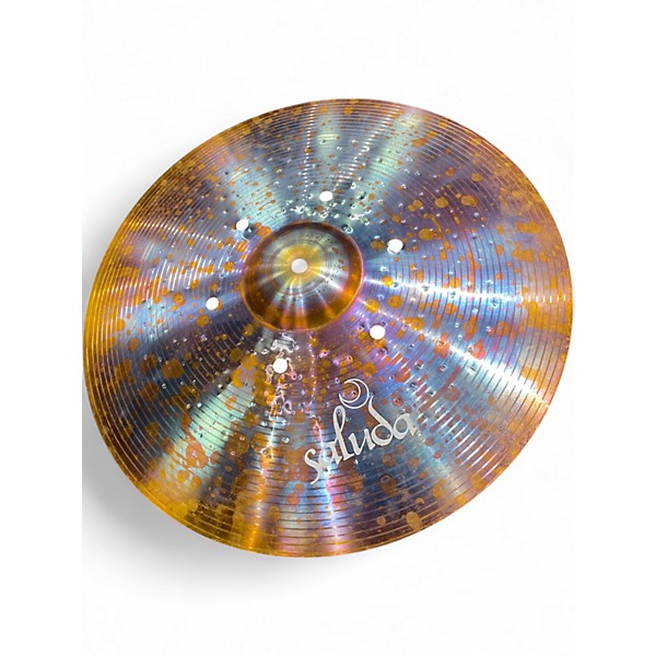 Used Saluda 17in Prototype elictrified vented Cymbal