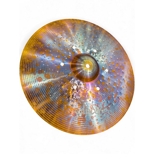 Used Saluda 17in Prototype elictrified vented Cymbal